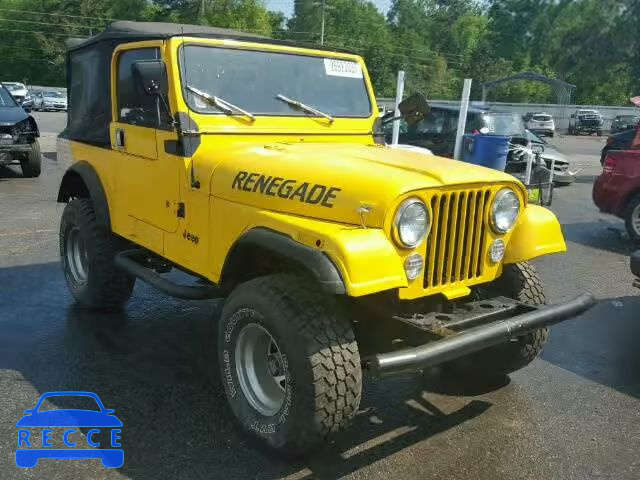 1985 AMERICAN MOTORS CJ7 1JCCF87E7FT103613 Bild 0