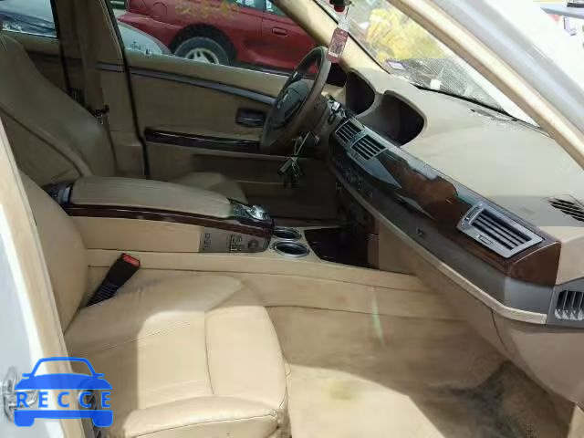 2005 BMW 745I WBAGL635X5DP75399 image 4