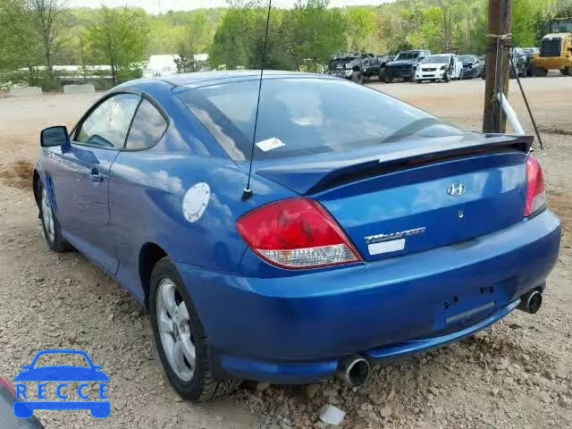 2005 HYUNDAI TIBURON KMHHM65D55U175104 image 2