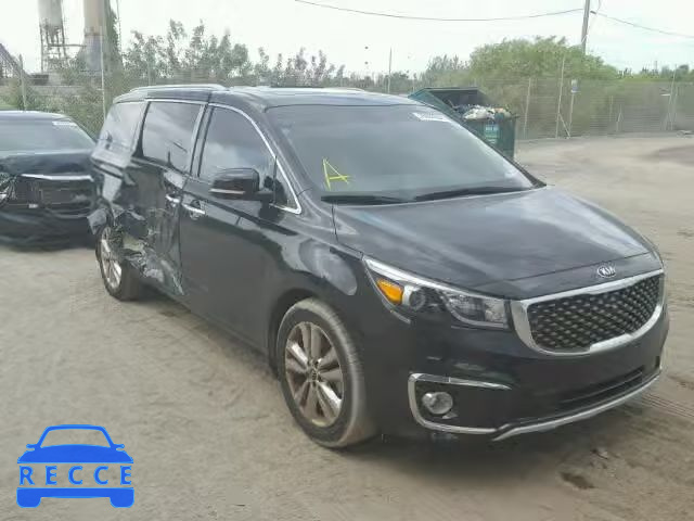 2015 KIA SEDONA SXL KNDME5C11F6039626 image 0