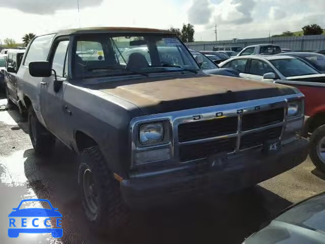 1992 DODGE RAMCHARGER 3B4GM17Z2NM567096 Bild 0