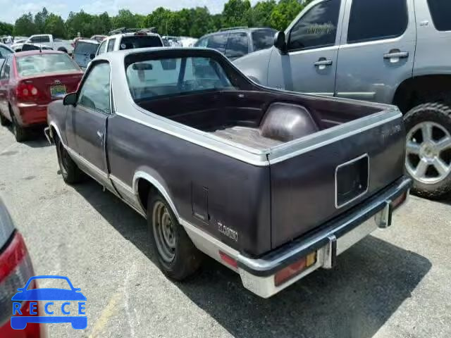 1986 CHEVROLET EL CAMINO 3GCCW80H0GS902540 image 2