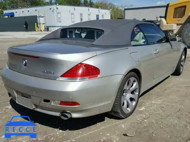 2006 BMW 650I WBAEK134X6CN78972 зображення 3