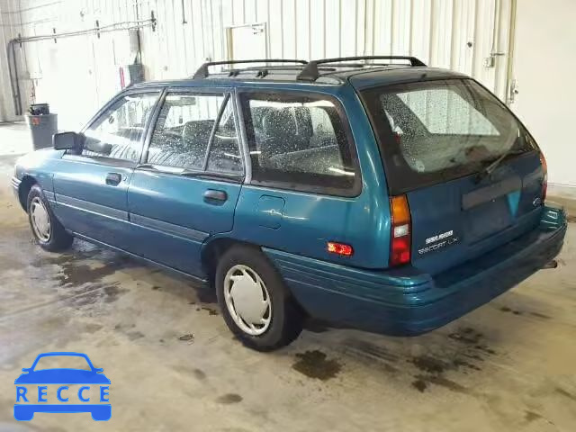 1993 FORD ESCORT LX 1FAPP15J7PW294530 image 2