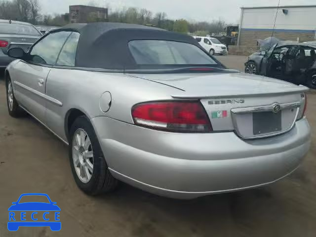 2005 CHRYSLER SEBRING GT 1C3EL75R65N621920 image 2