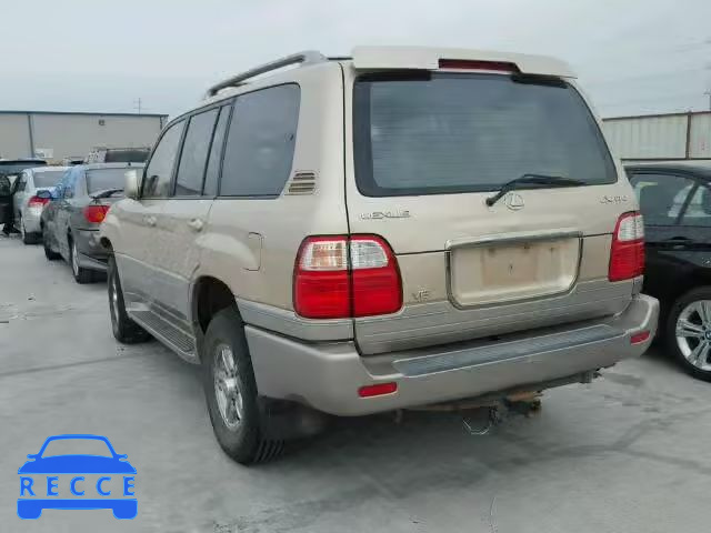 2002 LEXUS LX 470 JTJHT00W323519721 image 2