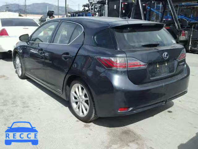 2011 LEXUS CT200H JTHKD5BH1B2036136 зображення 2