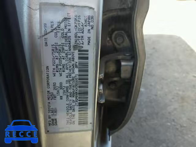 1999 TOYOTA 4RUNNER JT3GM84RXX0046671 image 9