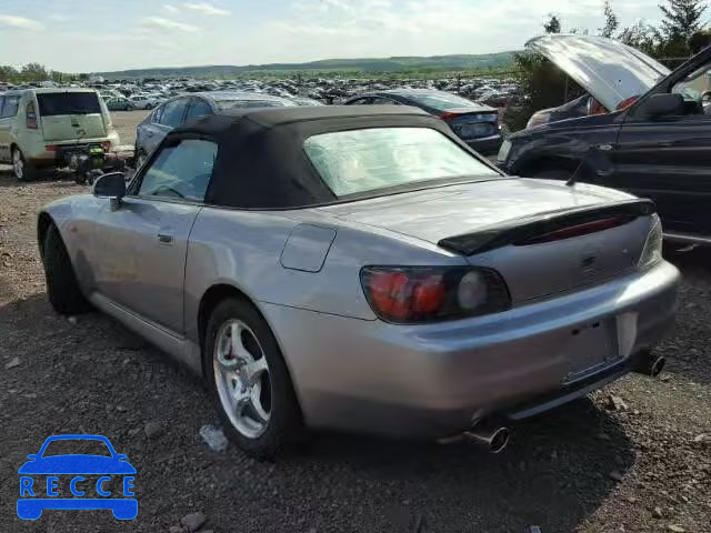 2001 HONDA S2000 JHMAP114X1T009388 image 2