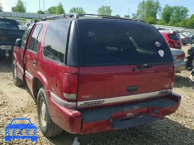 1999 GMC ENVOY 1GKDT13W8X2544327 image 2
