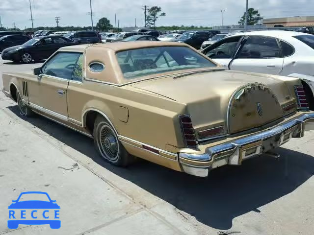 1978 LINCOLN CONTINENTL 8Y89A900623 image 2