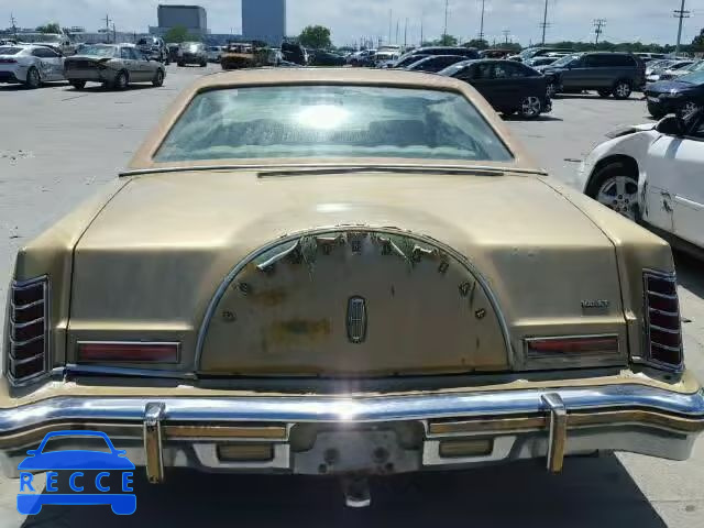 1978 LINCOLN CONTINENTL 8Y89A900623 зображення 8