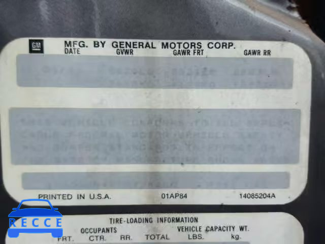 1986 CADILLAC FLEETWOOD 1G6DW69Y4G9738209 image 9