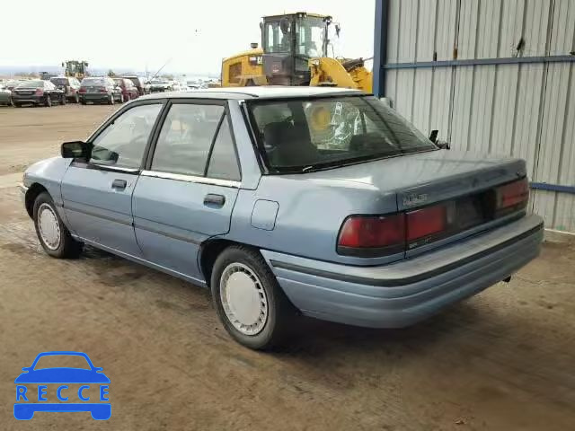 1992 FORD ESCORT LX 3FAPP13J8NR108030 image 2