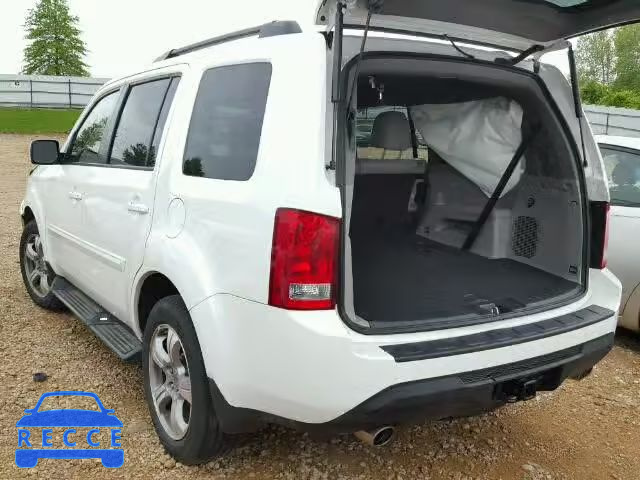 2013 HONDA PILOT EXLN 5FNYF4H78DB015797 image 2