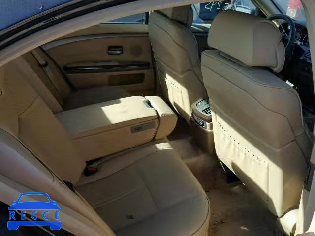 2007 BMW 750 WBAHL83587DT09957 зображення 5