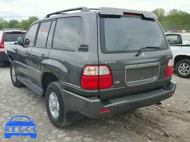 2002 LEXUS LX 470 JTJHT00W823519648 image 2