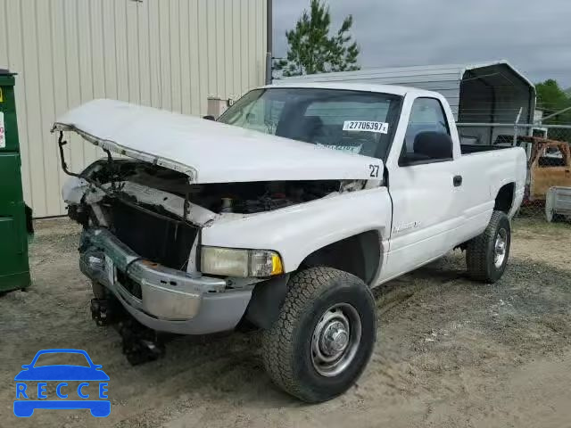 2002 DODGE RAM 2500 3B7KF26Z82M206711 зображення 1