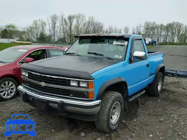 1989 CHEVROLET K1500 1GCDK14K3KZ214136 Bild 1