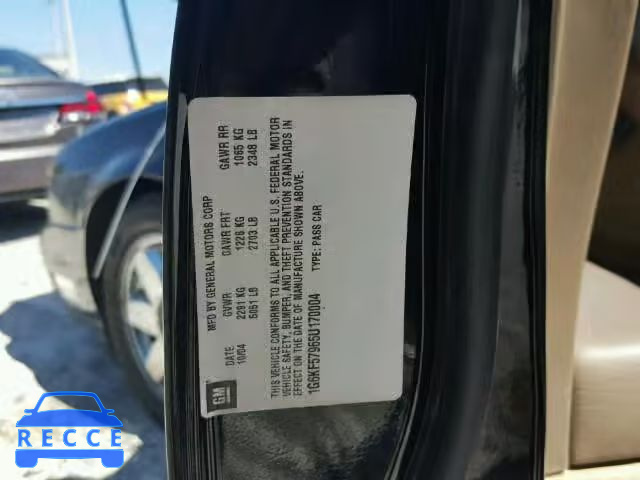 2005 CADILLAC DEVILLE DT 1G6KF57965U170004 image 9