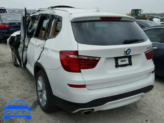 2015 BMW X3 XDRIVE 5UXWY3C59F0E95501 image 2