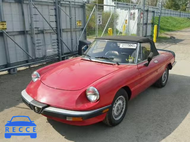 1986 ALFA ROMEO SPIDER VEL ZARBA541XG1043230 зображення 1