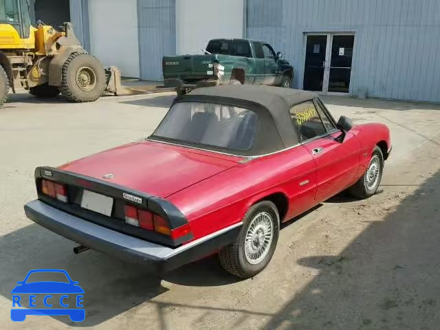 1986 ALFA ROMEO SPIDER VEL ZARBA541XG1043230 image 3