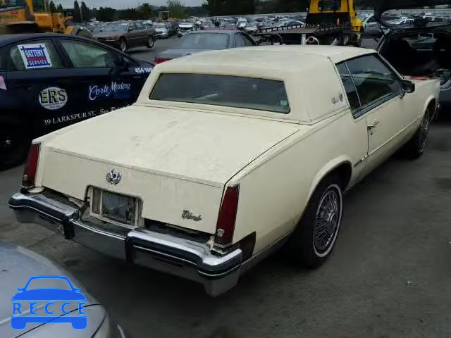 1984 CADILLAC ELDORADO 1G6AL5780EE655227 image 3