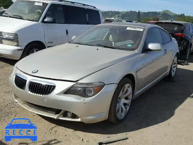 2004 BMW 645CI WBAEH73454B190827 image 1