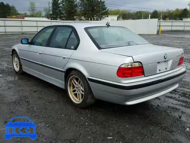 2001 BMW 740I AUTOMATIC WBAGG83421DN85873 image 2