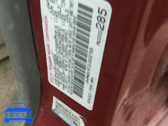 2002 MITSUBISHI MONTERO XL JA4MW31R72J002768 зображення 9