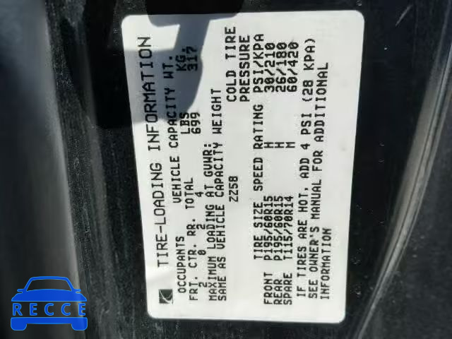 1999 SATURN SC2 1G8ZY1277XZ272870 image 9