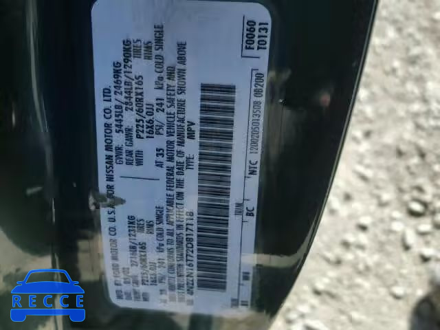 2002 NISSAN QUEST SE 4N2ZN16T72D817118 image 9