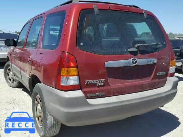 2001 MAZDA TRIBUTE DX 4F2YU07B41KM29114 image 2