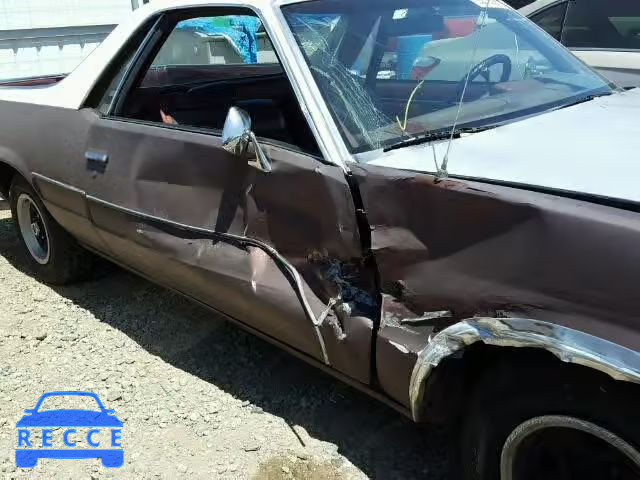 1984 CHEVROLET EL CAMINO 1GCCW80H9ER103128 image 8