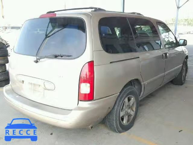 2001 NISSAN QUEST GXE 4N2ZN15T31D809954 image 3