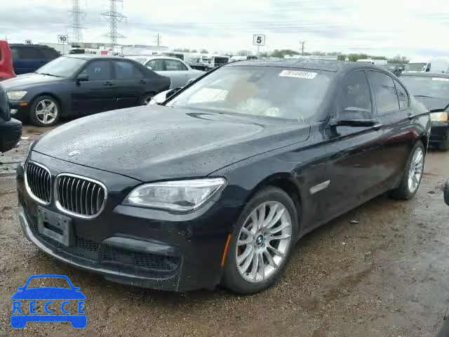 2014 BMW 750I XDRIV WBAYB6C52ED224441 зображення 1
