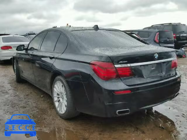 2014 BMW 750I XDRIV WBAYB6C52ED224441 зображення 2