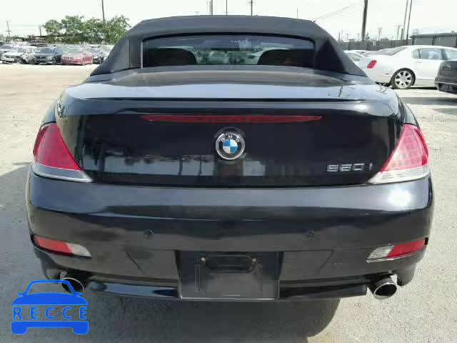 2006 BMW 650I WBAEK13436CN78098 зображення 9