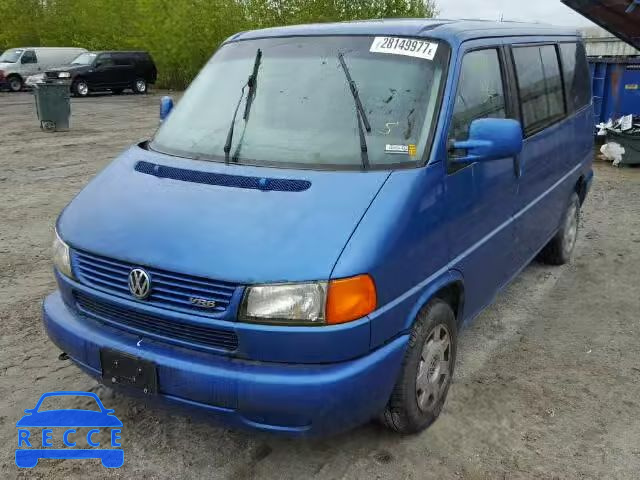 2000 VOLKSWAGEN EUROVAN MV WV2MH4708YH028604 зображення 1