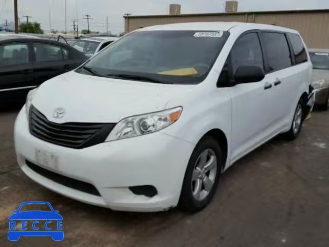 2014 TOYOTA SIENNA 5TDZK3DC5ES483562 image 1