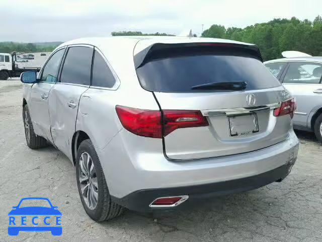 2014 ACURA MDX TECH 5FRYD3H43EB016507 зображення 2