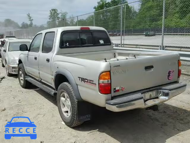 2001 TOYOTA TACOMA DOU 5TEHN72N31Z835520 image 2