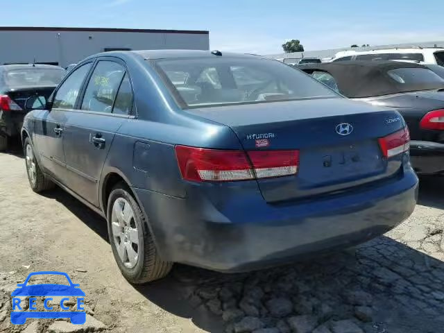 2008 HYUNDAI SONATA 5NPET46C58H350096 image 2