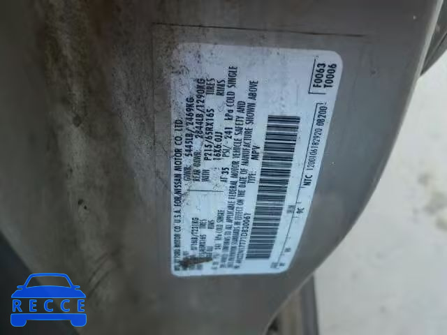 2001 NISSAN QUEST GLE 4N2ZN17T71D830061 image 9