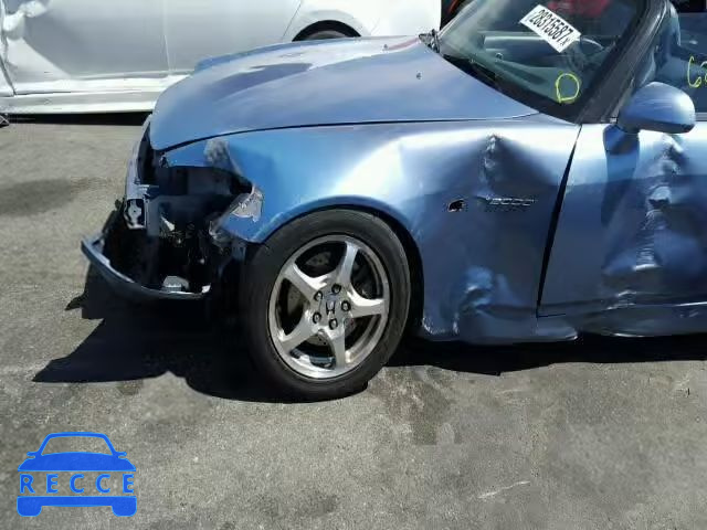 2002 HONDA S2000 JHMAP11402T003536 image 8