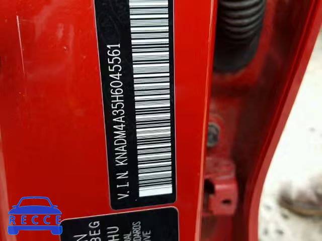 2017 KIA RIO LX KNADM4A35H6045561 image 9