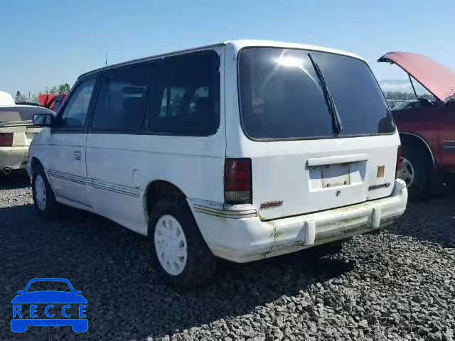 1992 DODGE CARAVAN LE 2B4GH55R8NR721382 зображення 2