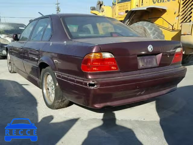 1995 BMW 740I AUTOMATIC WBAGF6327SDH04897 image 2