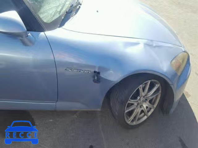 2005 HONDA S2000 JHMAP21495S001848 image 8